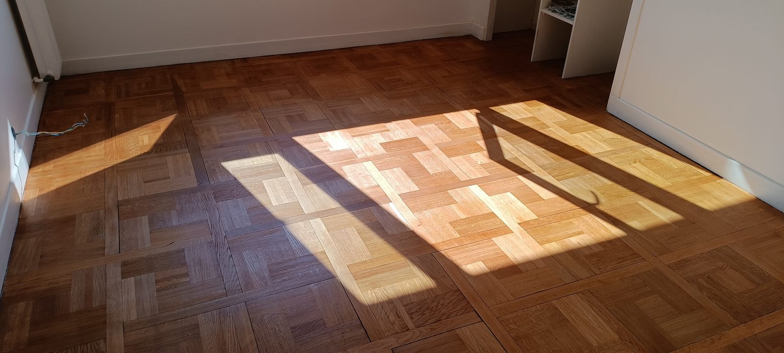 Parquet chêne naturel, finition satinée